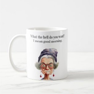 Funny Old Mean Woman Coffee Mug
