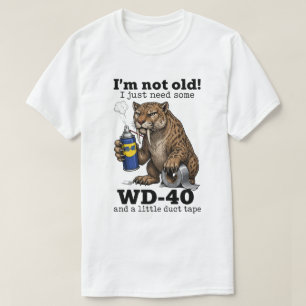 Funny Old People Gifts Funny Animal I’m Not Old T-Shirt