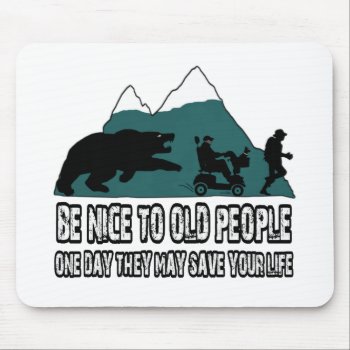 Funny Old People Mouse Pad by Cardsharkkid at Zazzle
