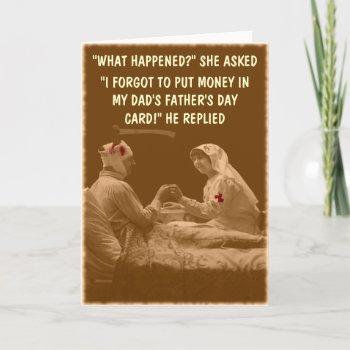 Funny Old Photo Father's Day Card by Cardsharkkid at Zazzle