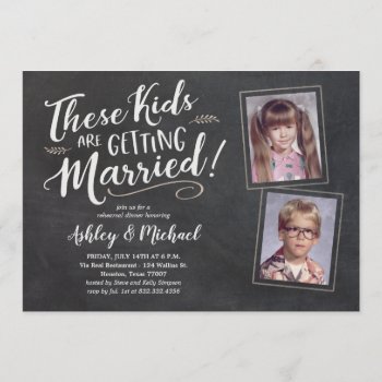 Funny Old Photos Rehearsal Dinner Invitations by UniqueInvites at Zazzle