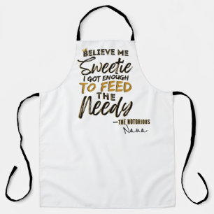 Funny Old School 90's Hip Hop Apron