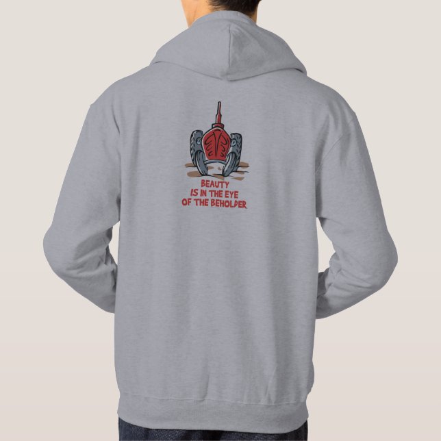 Funny Old Tractor Saying Hoodie (Back)
