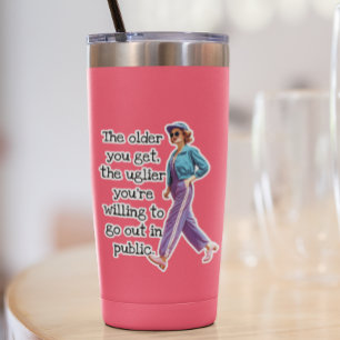 Funny Older you get Sarcastic Retro Housewife Sticker