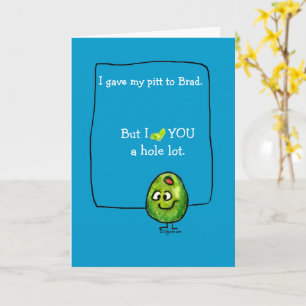 Funny Olive Valentine Card