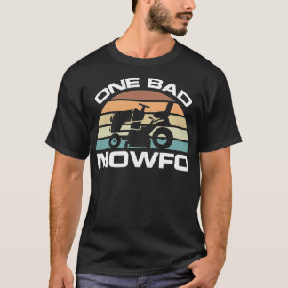 Funny One Bad Mowfo Lawn Mowing For Gardener Fathe T-Shirt