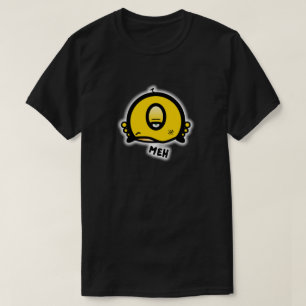 Funny One-Eyed Cartoon “Meh” T-Shirt