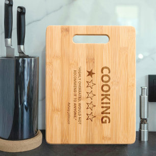 Funny One-Star Review Kitchen Engraved Cutting Board