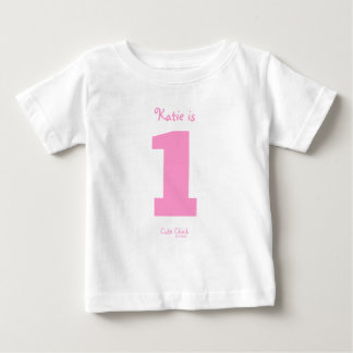 Funny One Year Old Baby Girl 1st Birthday Party T-Shirt