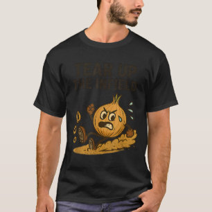 Funny Onion Rings Baseball Base Infield Glove Soft T-Shirt