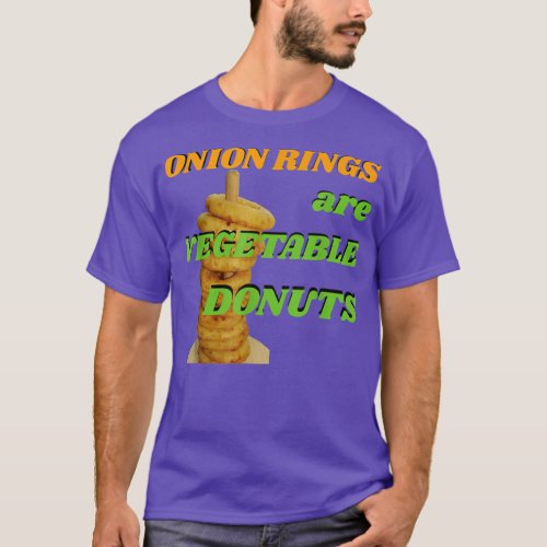 Funny Onion Rings T Vegetable Donuts Yummy  T_Shirt