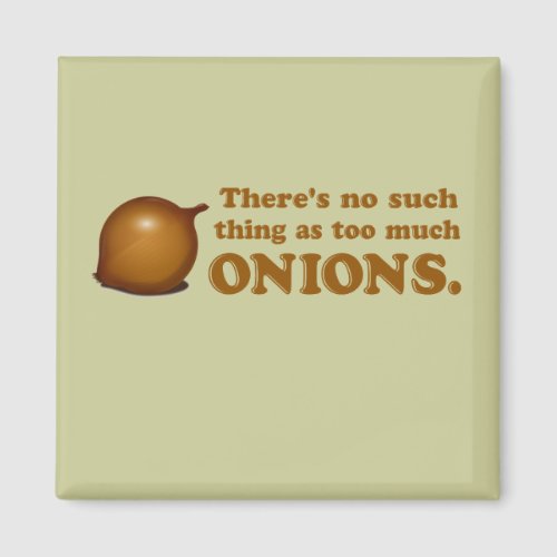 Funny Onions Magnet