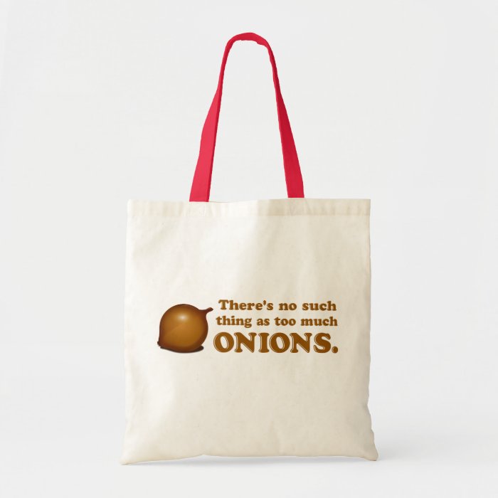 Funny Onions Tote Bags