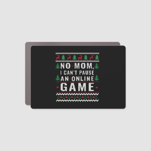 Funny Online Game Ugly Christmas Design Gift Gamer Car Magnet