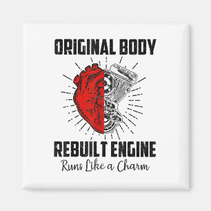 Funny Open Heart Surgery Recovery Survivor Gifts M Magnet