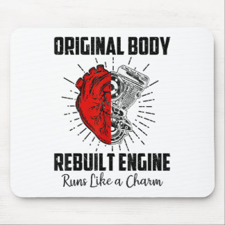 Funny Open Heart Surgery Recovery Survivor Gifts M Mouse Pad