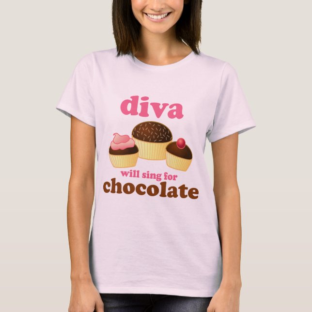 Funny Opera Diva T-Shirt (Front)