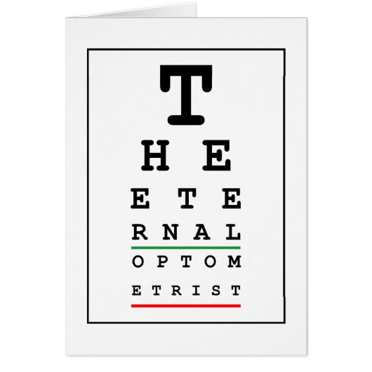 Funny Optician Cards (Front)