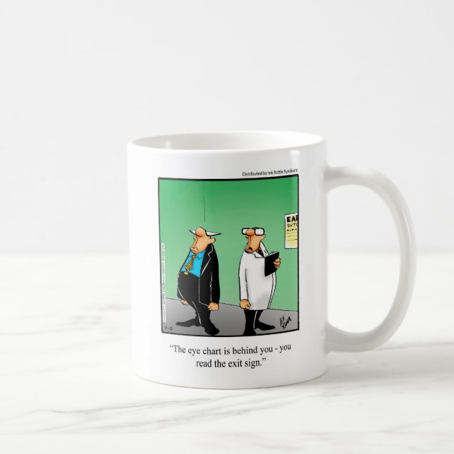 Funny Optometrist Humor Coffee Mug Gift (Right)