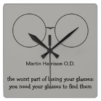 Funny Optometrist Office Wall Clocks