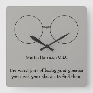 Funny Optometrist Office Wall Clocks