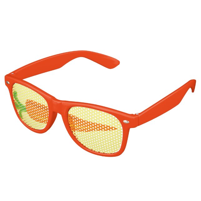 Funny orange carrot veggie party shades sunglasses Zazzle