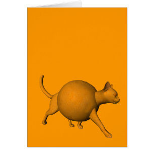 Funny Orange Cat Cards