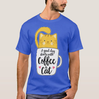 Funny Orange Cat Coffee Mug Cat Lover T-Shirt
