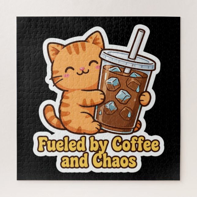 Funny Orange Cat Jigsaw Puzzle (Vertical)