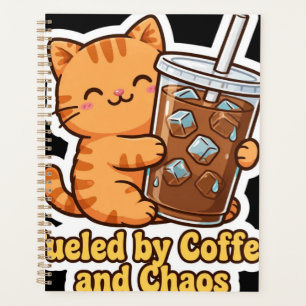 Funny Orange Cat Planner
