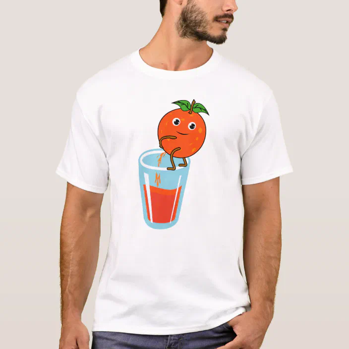 Funny Orange Gift Orange Juice Meme Gift T Shirt Zazzle Com