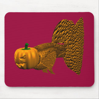 Funny Orange Guppy Mouse Pad