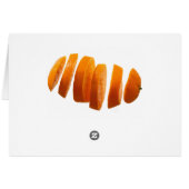 Funny Orange Joke Birthday Cards (Back Horizontal)