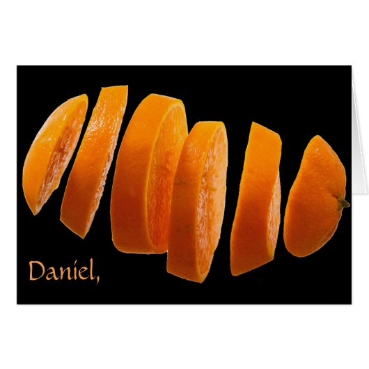 Funny Orange Joke Birthday Cards (Front Horizontal)