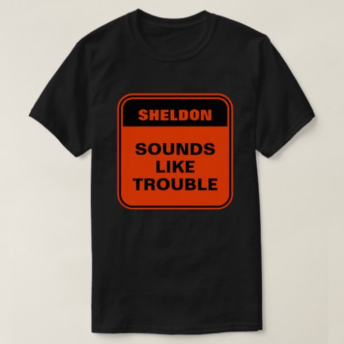 Funny orange sounds like trouble personalized T_Shirt