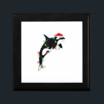 Funny Orca Killer Whale Santa Hat Christmas Sea An Gift Box<br><div class="desc">Funny Orca Killer Whale Santa Hat Christmas Sea Animals</div>