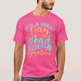 Funny Orchestra Director Great Day To Read The Key T-Shirt