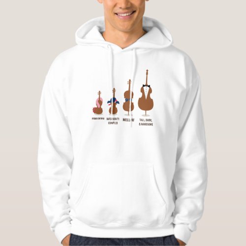 Funny Orchestra Strings Instruments Hoodie
