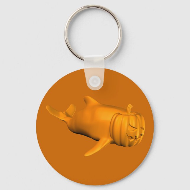 Funny Orcinus orca Keychain (Front)