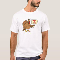 Funny Order A Pizza Thanksgiving Turkey T-Shirt