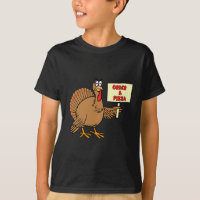 Funny Order A Pizza Thanksgiving Turkey T-Shirt