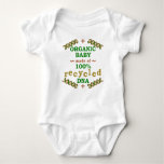 Funny Organic Recycled DNA Baby Science Humor Baby Bodysuit