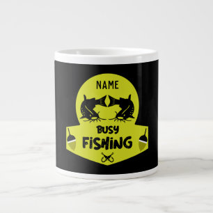 Funny original fishing gifts   giant coffee mug
