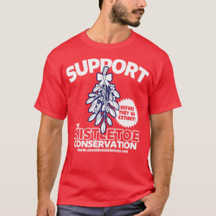 Funny Original Retro Christmas Mistletoe Vintage P T-Shirt