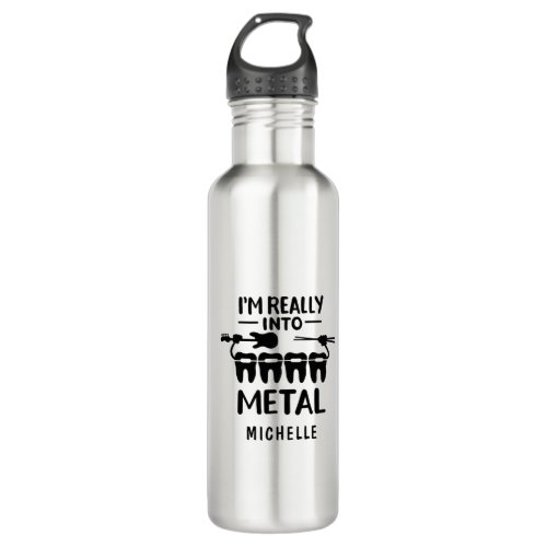 Funny Orthodontist Personalized Professional Name Stainless Steel Water Bottle