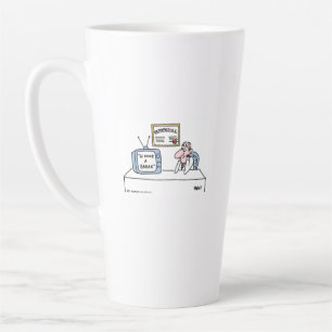 Funny Orthopedist Cartoon Art For Orthopedists Latte Mug