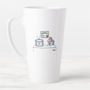 Funny Orthopedist News Cartoon for Orthopedists Latte Mug