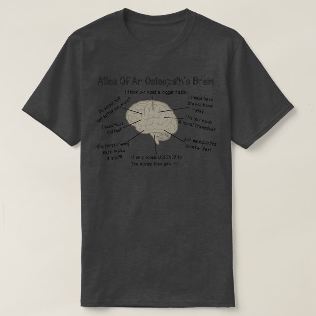 Funny Osteopathic Physician Gifts T-Shirt (Design Front)