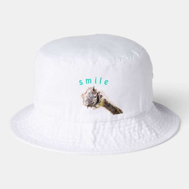 Funny Ostrich Bucket Hat (Front)