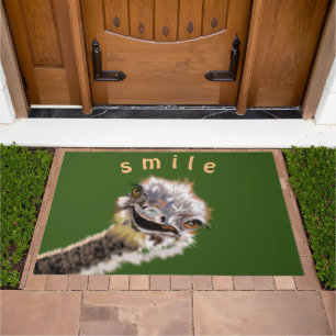 Funny Ostrich Doormat